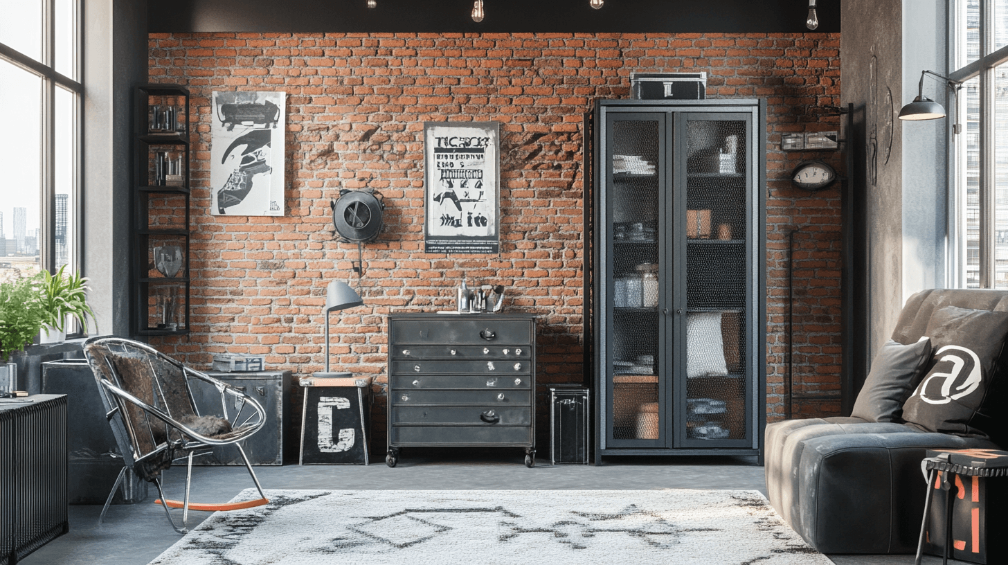 Tonårsrum i industriell stil: Cool design för tonåringar