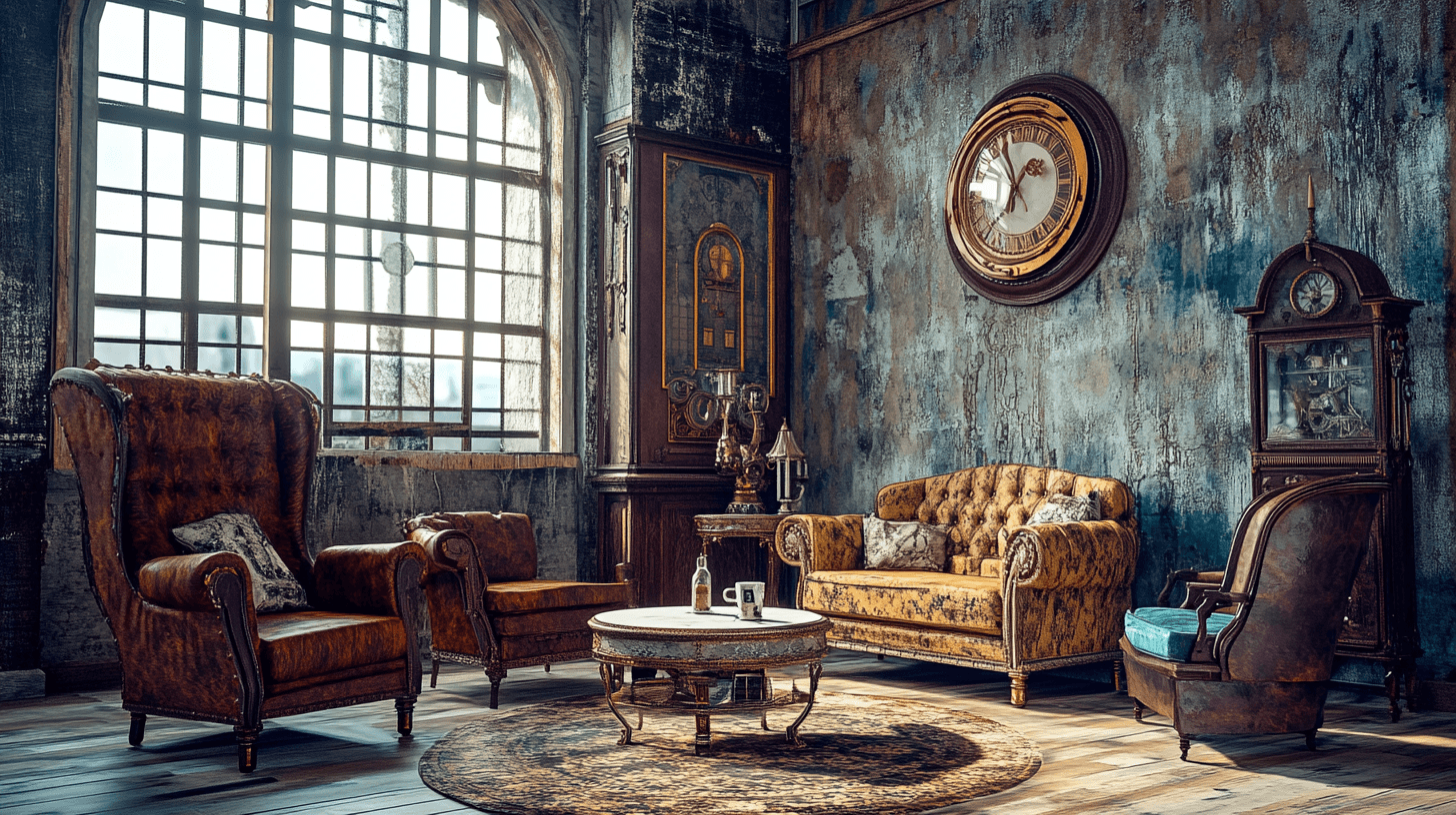 Möbler i steampunk-stil: Funktionalitet möter nostalgi
