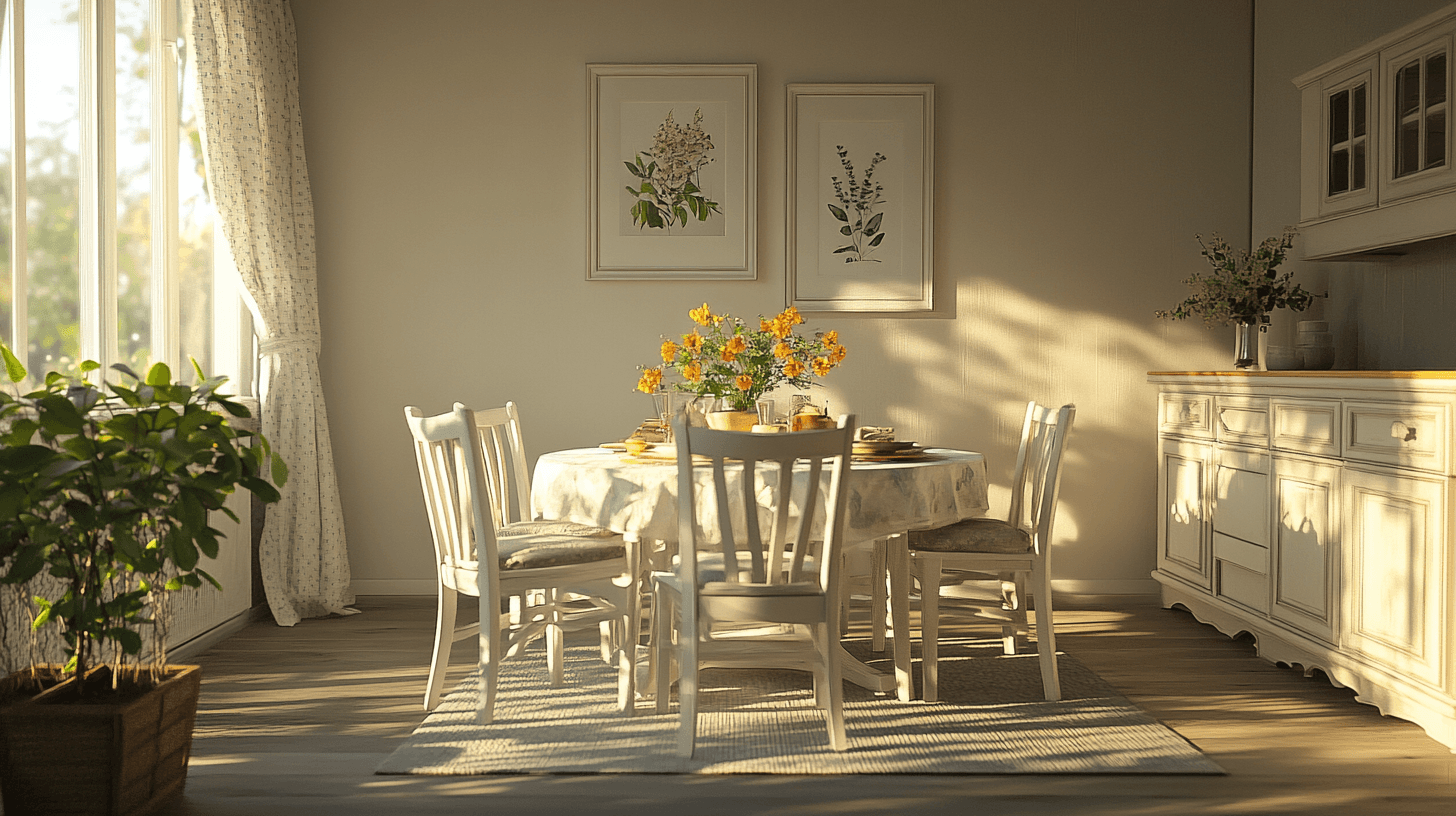 Färgdesign i lantlig stil: Mjuka toner för en harmonisk atmosfär