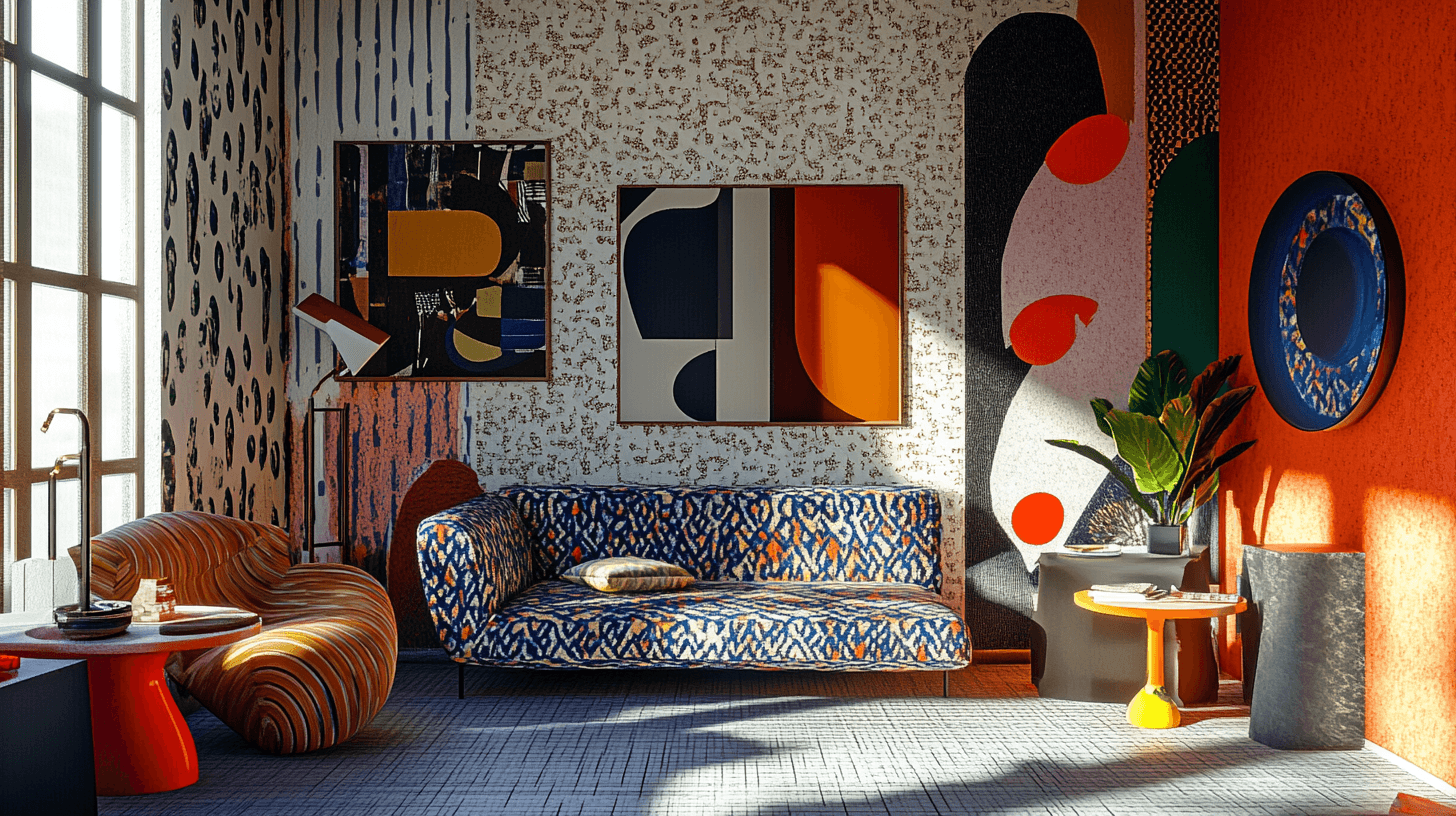 Dekorativa element i postmodern stil