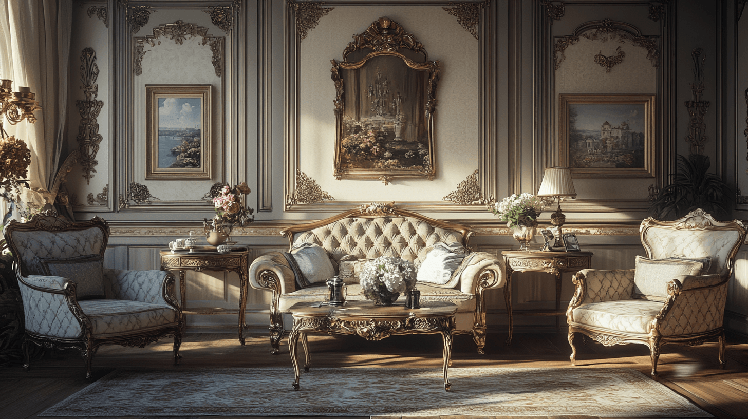 Inredningsstilar i Vintage Glam Design