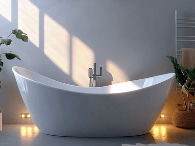 Badrum i wellness-stil: Avkoppling hemma