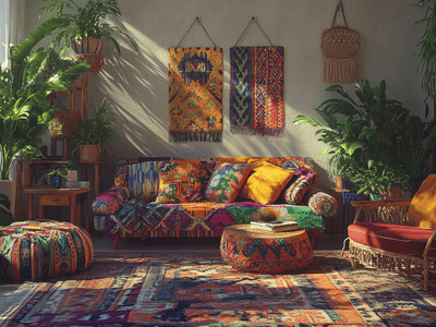 Färgglad Boho: Boho med lysande färger