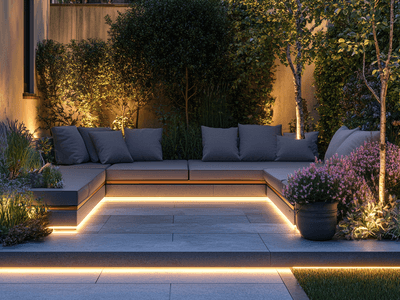 Trädgårdsmöbler med LED-belysning: Funktion och design förenade