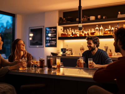 Bar i det egna vardagsrummet: Mötesplats för vänner och familj